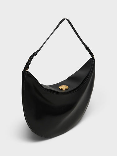 Jacquemus - Le Ovalo Hobo Bag in Black