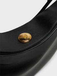 Jacquemus - Le Ovalo Hobo Bag in Black