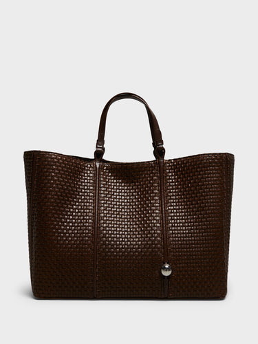 Jacquemus - Le Cabas Marino Horizonta Bag in Dark Brown