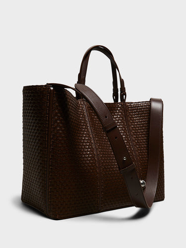 Jacquemus - Le Cabas Marino Horizonta Bag in Dark Brown