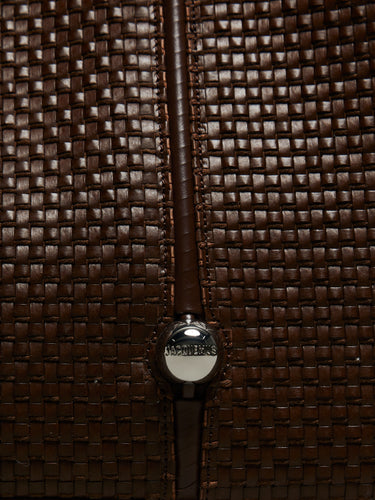 Jacquemus - Le Cabas Marino Horizonta Bag in Dark Brown