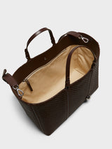 Jacquemus - Le Cabas Marino Horizonta Bag in Dark Brown