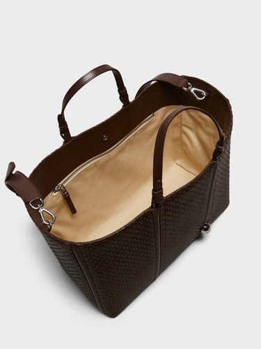 Jacquemus - Le Cabas Marino Horizonta Bag in Dark Brown