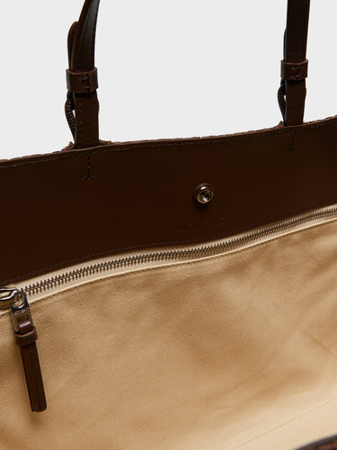 Jacquemus - Le Cabas Marino Horizonta Bag in Dark Brown