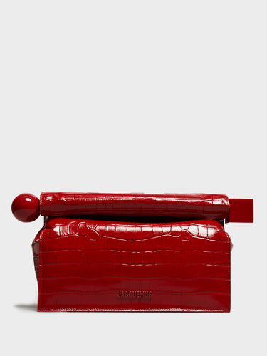 Jacquemus - La Pochette Rond Carre Bag in Red