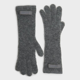 Jacquemus - Les Gants Gros Grain Gloves in Dark Grey