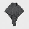 Jacquemus - Le Chale Gros Grain Scarf in Dark Grey