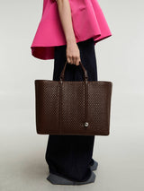 Jacquemus - Le Cabas Marino Horizonta Bag in Dark Brown