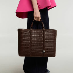 Jacquemus - Le Cabas Marino Horizonta Bag in Dark Brown