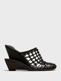 Jacquemus - Les Doubles Tresses Shoes in Dark Brown