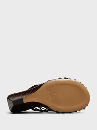 Jacquemus - Les Doubles Tresses Shoes in Dark Brown