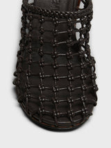 Jacquemus - Les Doubles Tresses Shoes in Dark Brown