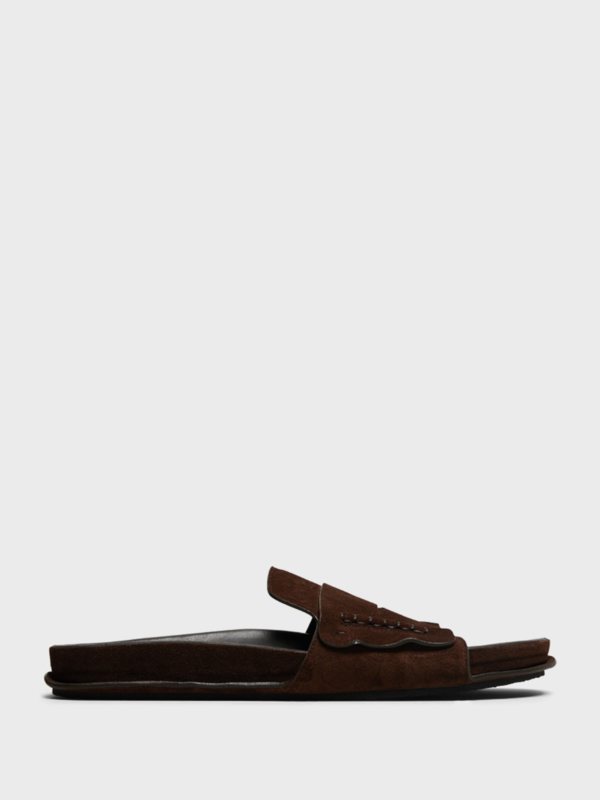 Jacquemus - Les Sandales Mocassin in Dark Brown