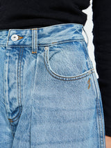 Jacquemus - Le De-Nimes Ovalo in Blue and Tabac
