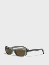 Jacquemus Eyewear - Capri Sunglasses in Metallic Grey, Matt Black and Grey
