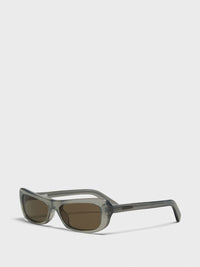 Jacquemus Eyewear - Capri Sunglasses in Metallic Grey, Matt Black and Grey