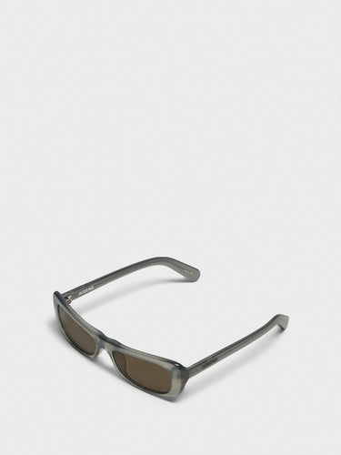 Jacquemus Eyewear - Capri Sunglasses in Metallic Grey, Matt Black and Grey