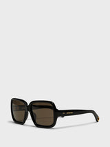 Jacquemus Eyewear - Cabana Sunglasses in Black, Gold and Grey