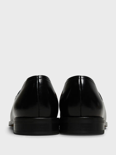 Jacques Solovière Paris - Slim Shoes in Black Leather