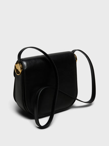 Jil Sander - Coin Medium Crossbody Bag in Black