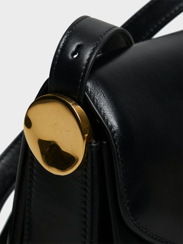 Jil Sander - Coin Medium Crossbody Bag in Black