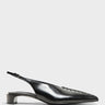 Jil Sander - Slingback Spazzolato in Shiny Black