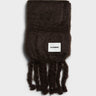Jil Sander - Wool Blend Scarf in Dark Brown