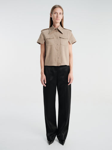 Khaite - Emiel Top in Desert Sand