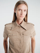 Khaite - Emiel Top in Desert Sand