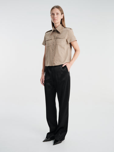 Khaite - Emiel Top in Desert Sand