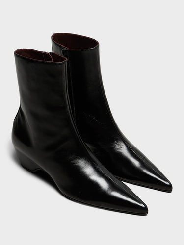 Khaite - Sybil Ankle Boots in Black