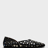 Khaite - Jane Flat with Studs in Black