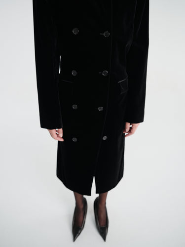Khaite - Rolon Coat in Black