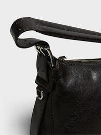 Lemaire - Belted Baguette Bag in Dark Chocolate