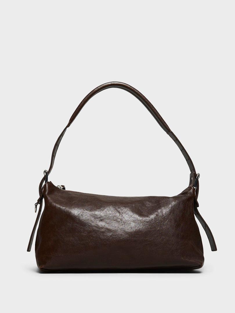 Lemaire - Belted Baguette Bag in Espresso