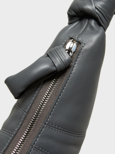 Lemaire - Small Croissant Bag in Smoked Pearl