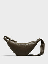 Lemaire - Small Croissant Bag in Dark Khaki