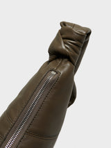 Lemaire - Small Croissant Bag in Dark Khaki