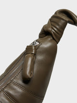 Lemaire - Small Croissant Bag in Dark Khaki