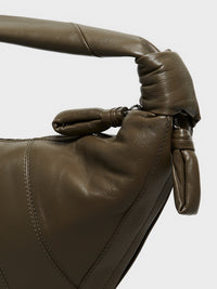 Lemaire - Fortune Croissant Bag in Dark Khaki