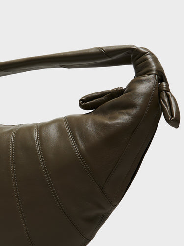 Lemaire - Fortune Croissant Bag in Dark Khaki