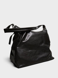 Lemaire - Belted Hobo Bag in Dark Chocolate