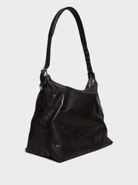 Lemaire - Belted Hobo Bag in Dark Chocolate