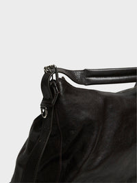 Lemaire - Belted Hobo Bag in Dark Chocolate