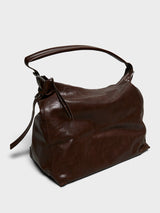 Lemaire - Belted Hobo Bag in Espresso