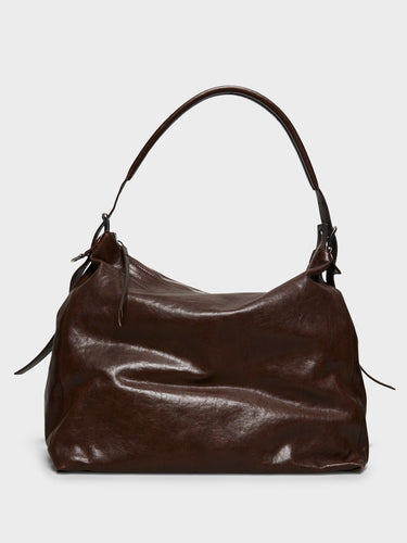 Lemaire - Belted Hobo Bag in Espresso