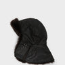 Lemaire - Reversible Shearling Chapka in Onyx