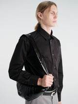 Lemaire - Small Croissant Bag in Black