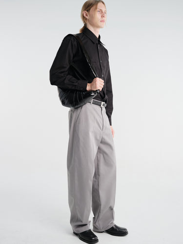 Lemaire - Small Croissant Bag in Black