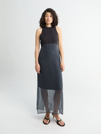Lemaire - Column Dress in Granite